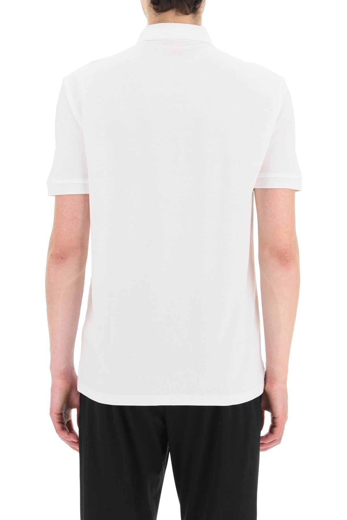 Hugo Boss Hugo Polo Shirt With Logo Patch In White
