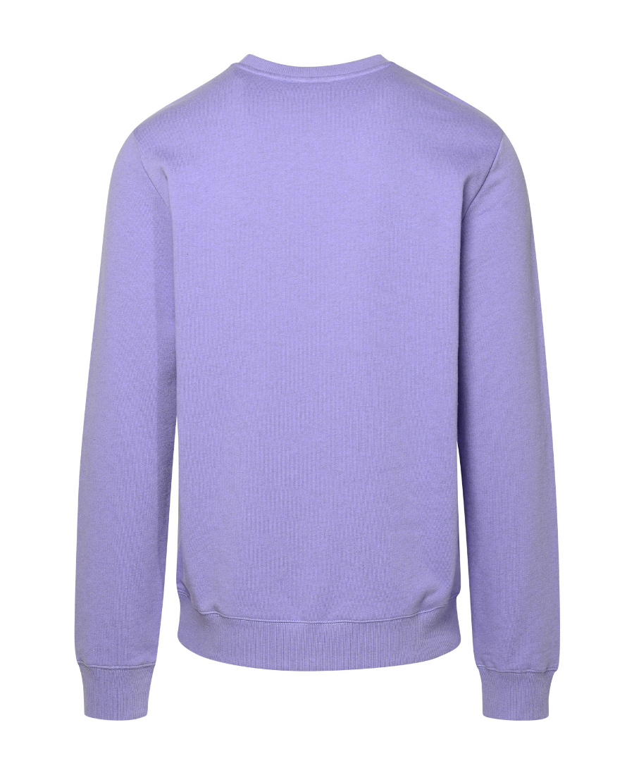 Apc A.p.c. Lilac Cotton Sweatshirt In Blue