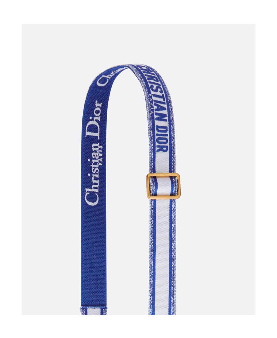 Dior Adjustable Shoulder Strap In Blue