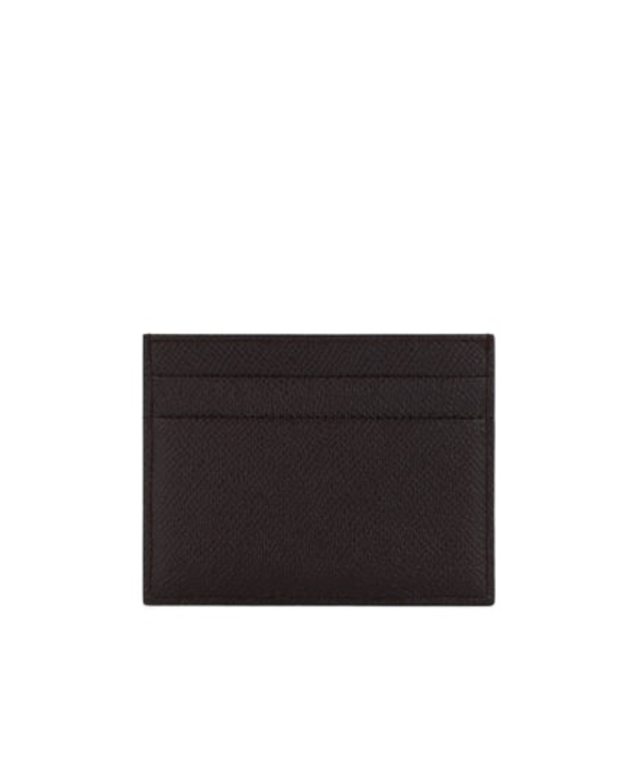 Dolce & Gabbana Women  Cardholder With Logo Plaque In Black
