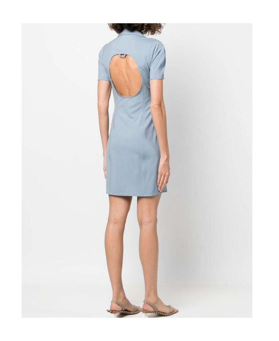 Jacquemus Tangelo Mini Tennis Dress In Blue