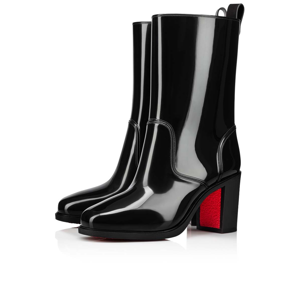 Christian Louboutin Loubirain T 70 Boots In Black