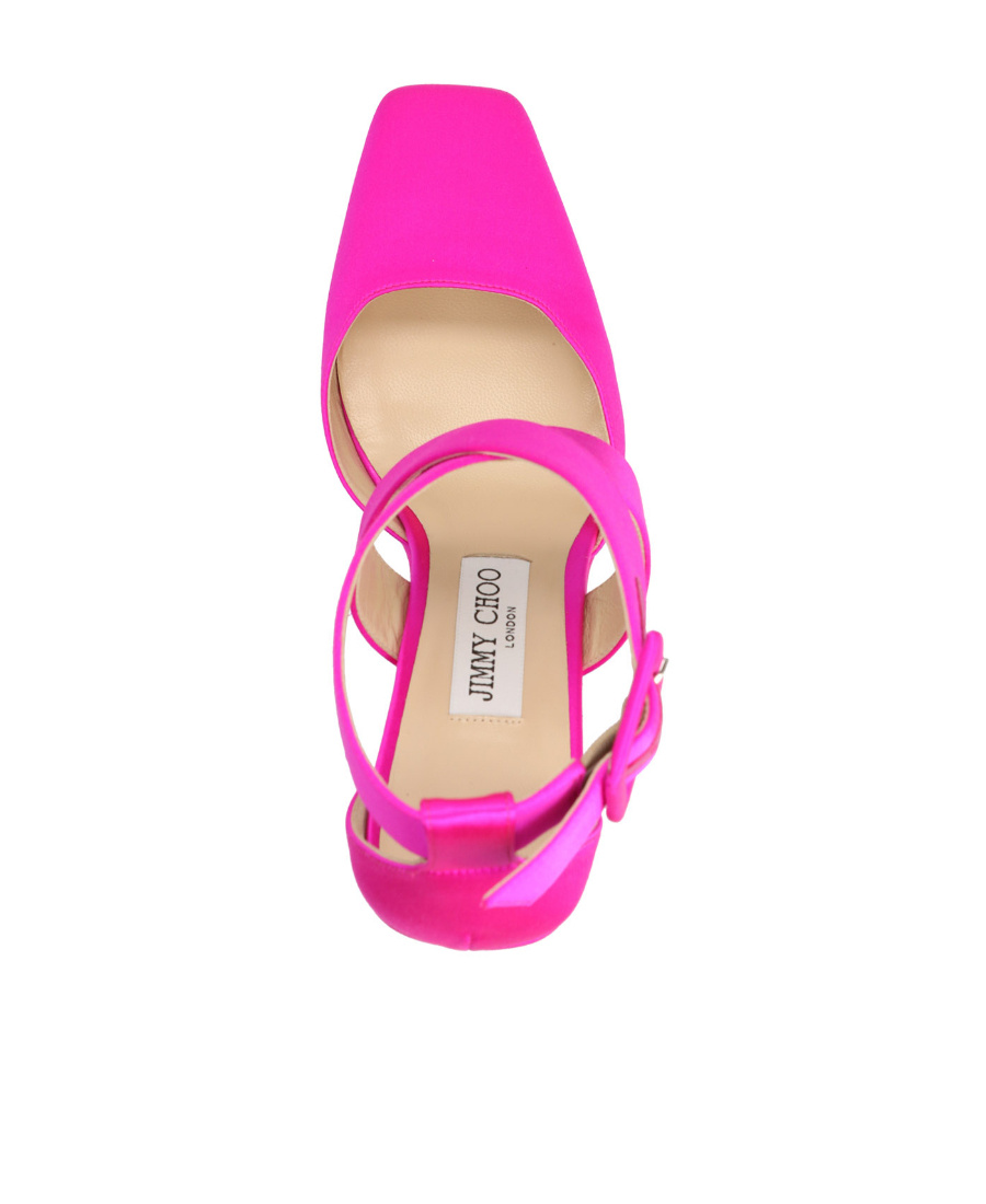Jimmy Choo Fuchsia Pink Gian Platform Pumps In Pink