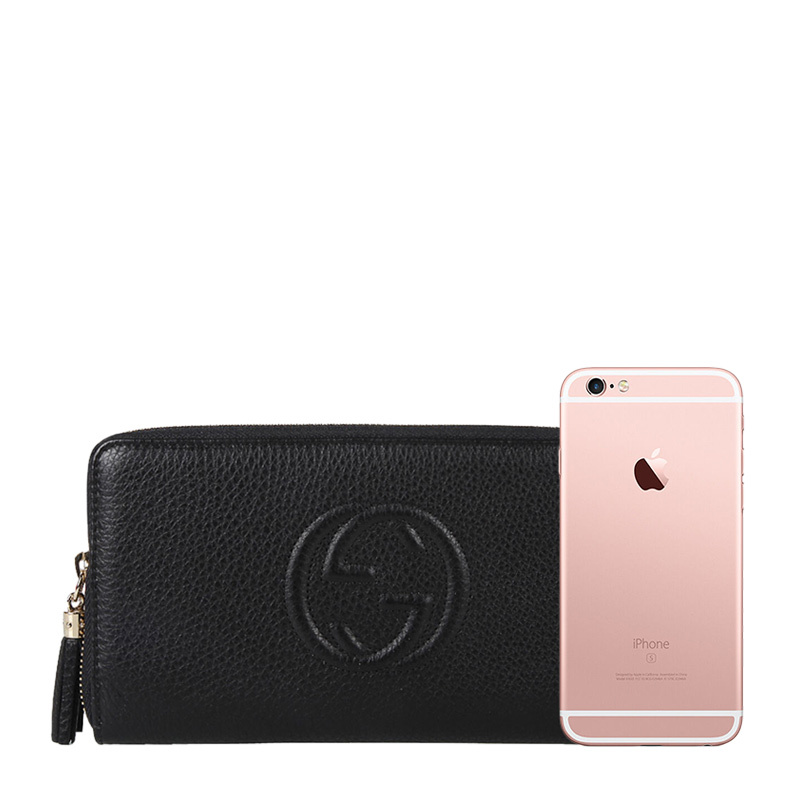 GUCCI EMBOSSED LONG WALLET