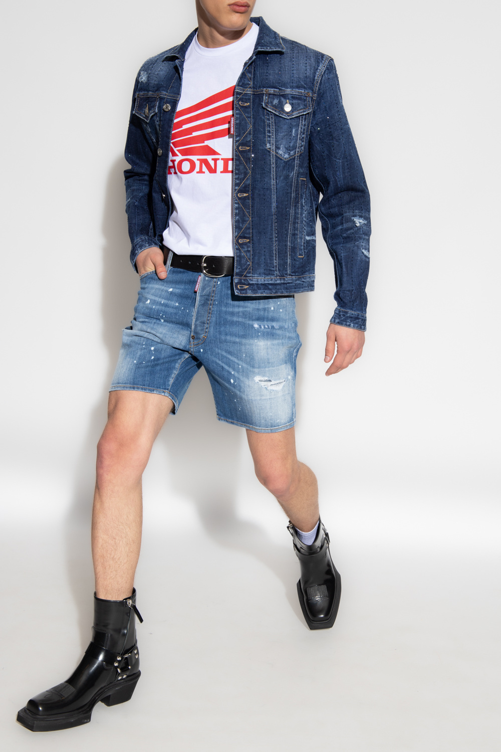 Dsquared2 Logo-print Short-sleeve T-shirt In White