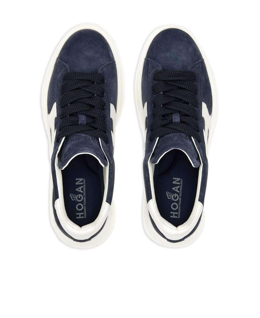 Hogan Rebel Leather Sneakers In White