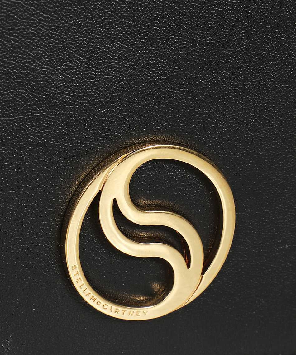 Stella Mccartney Logo Card Bag In Black