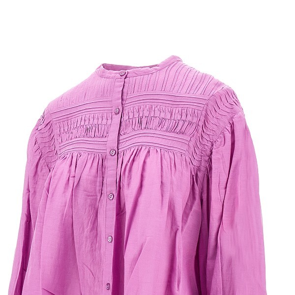 Shop Isabel Marant Étoile Plalia Blouse In Purple