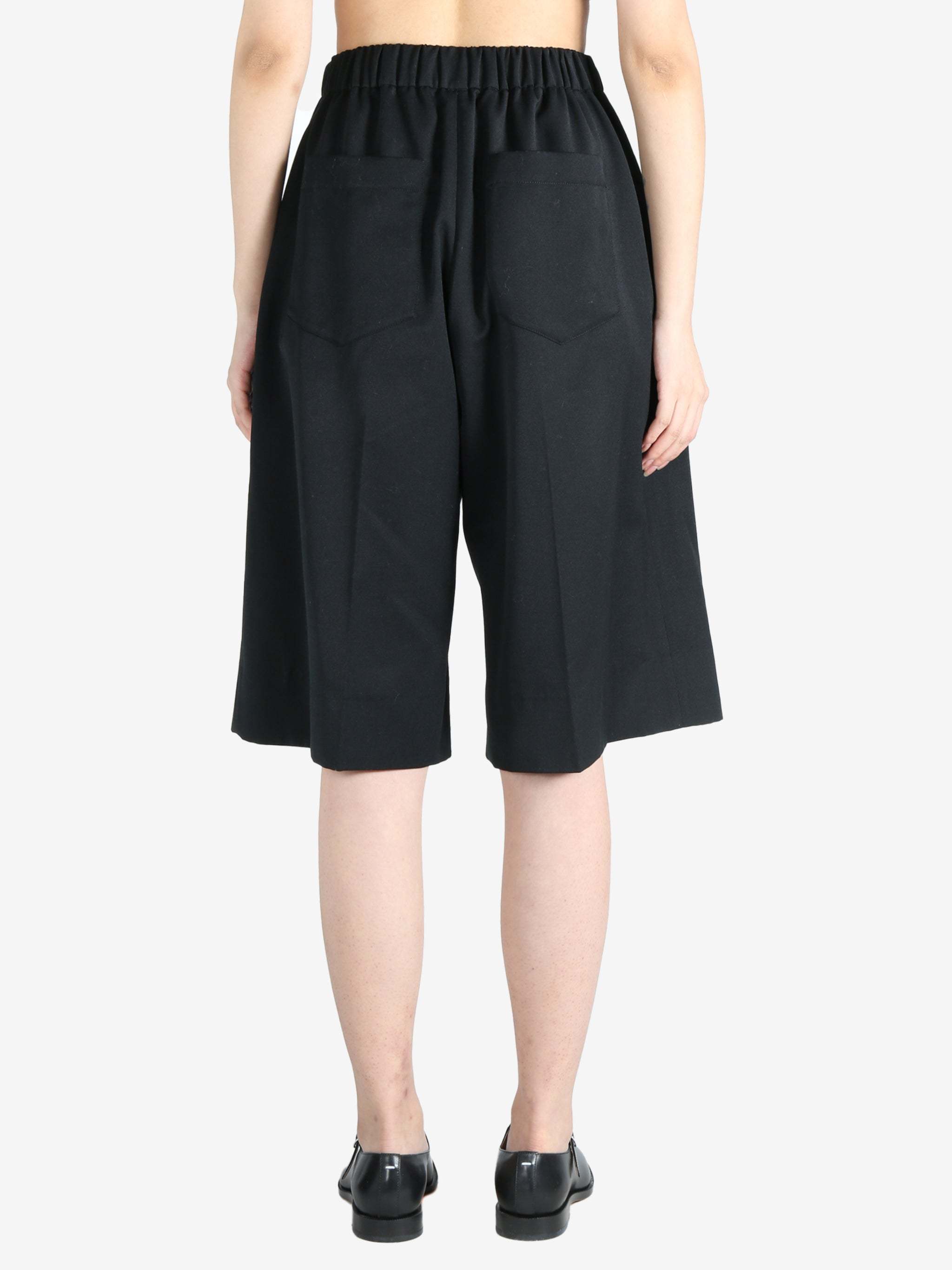 Simone Rocha Weite Shorts Mit Elastischem Bund In Black