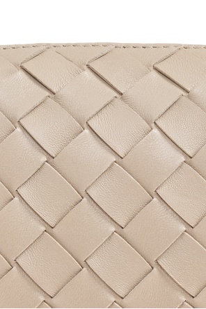 Bottega Veneta Zipper Shoulder Bag In Brown