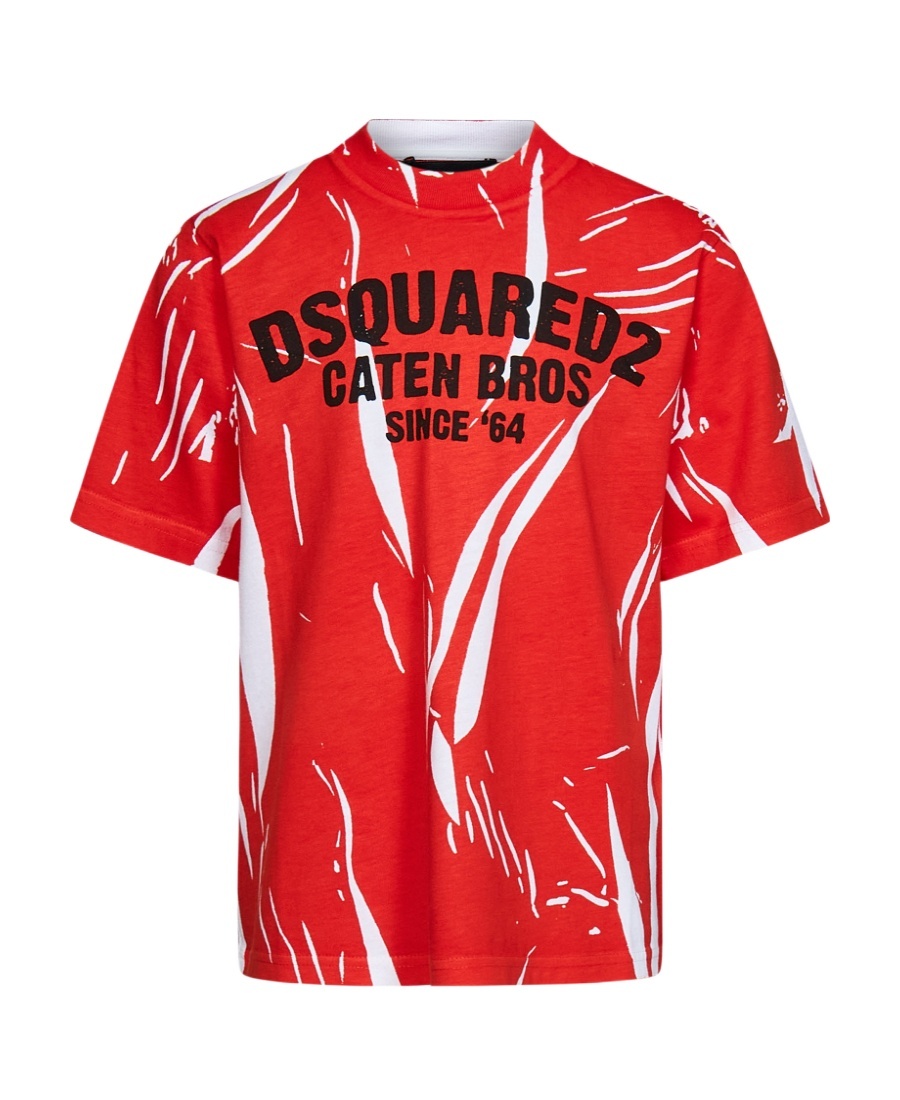 DSQUARED2 SHORT-SLEEVED T-SHIRT WITH ROUND NECK