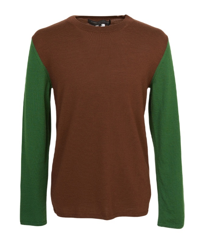 Comme Des Garçons Long Sleeve Sweater In Brown