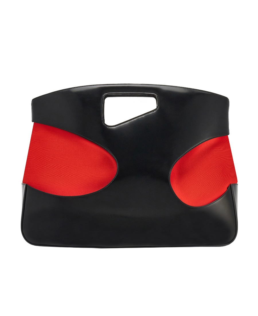 Ferragamo Hollowed-out Detail Shoulder Bag In Black