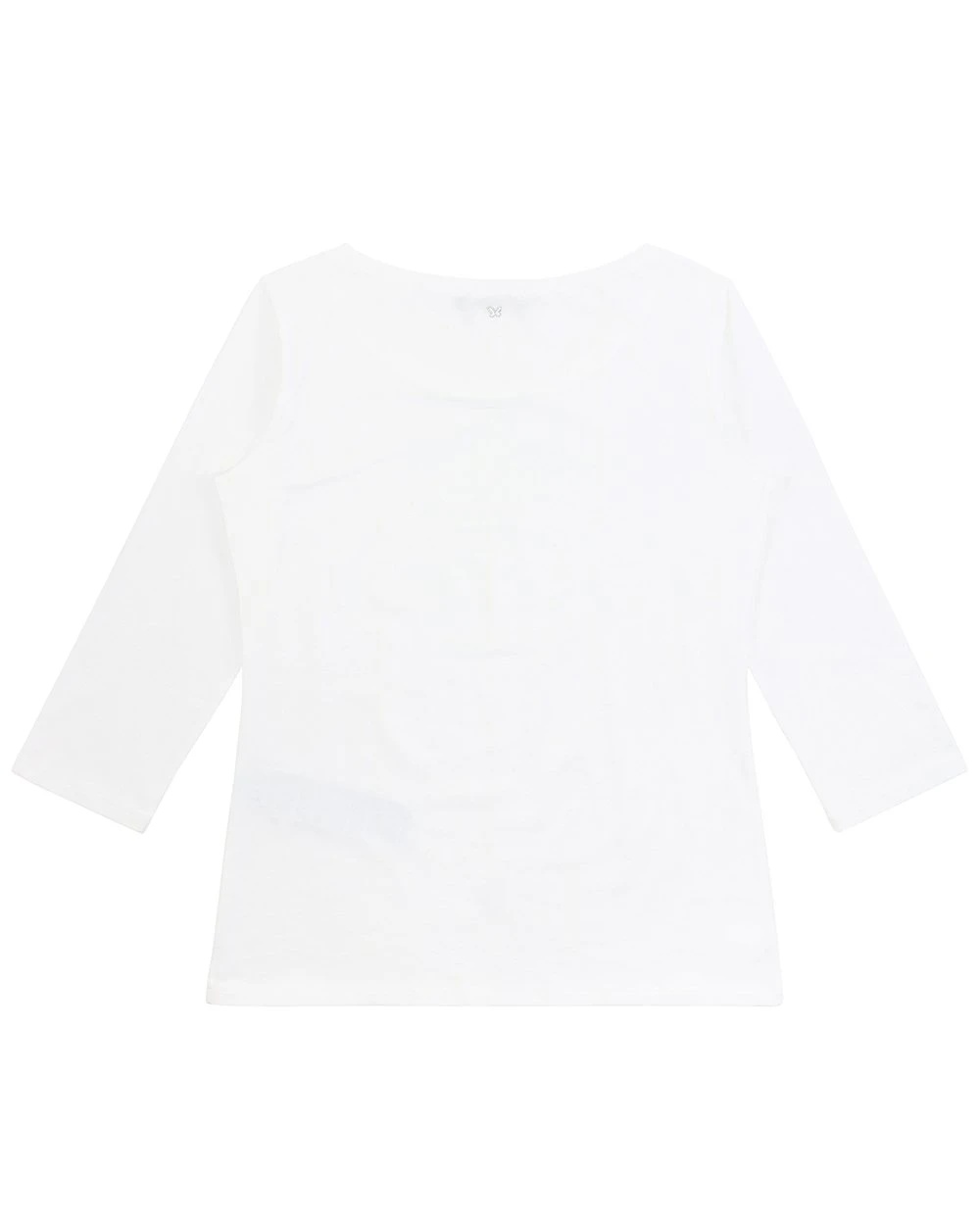 Weekend Max Mara T-shirt With Round Neck And Long Sleeves In White