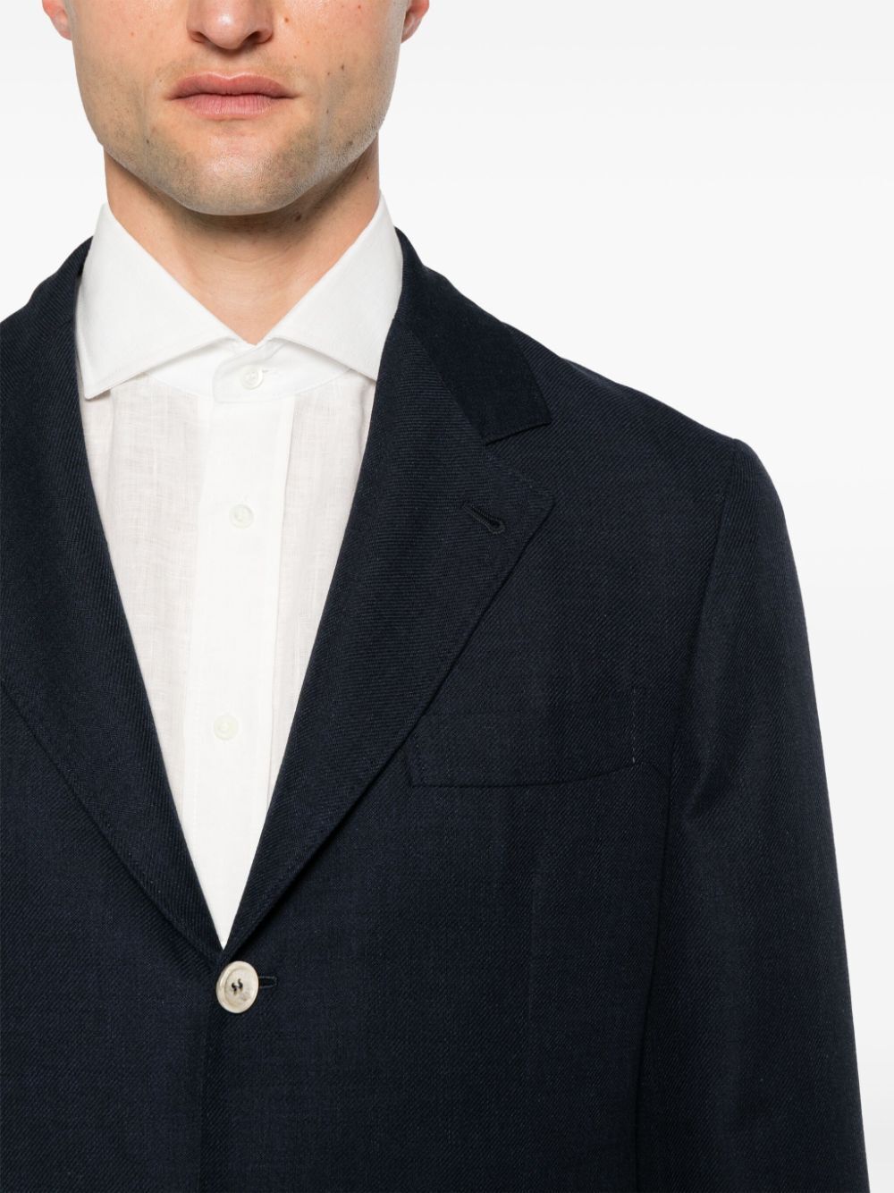 Brunello Cucinelli Single-breasted Blazer In Black