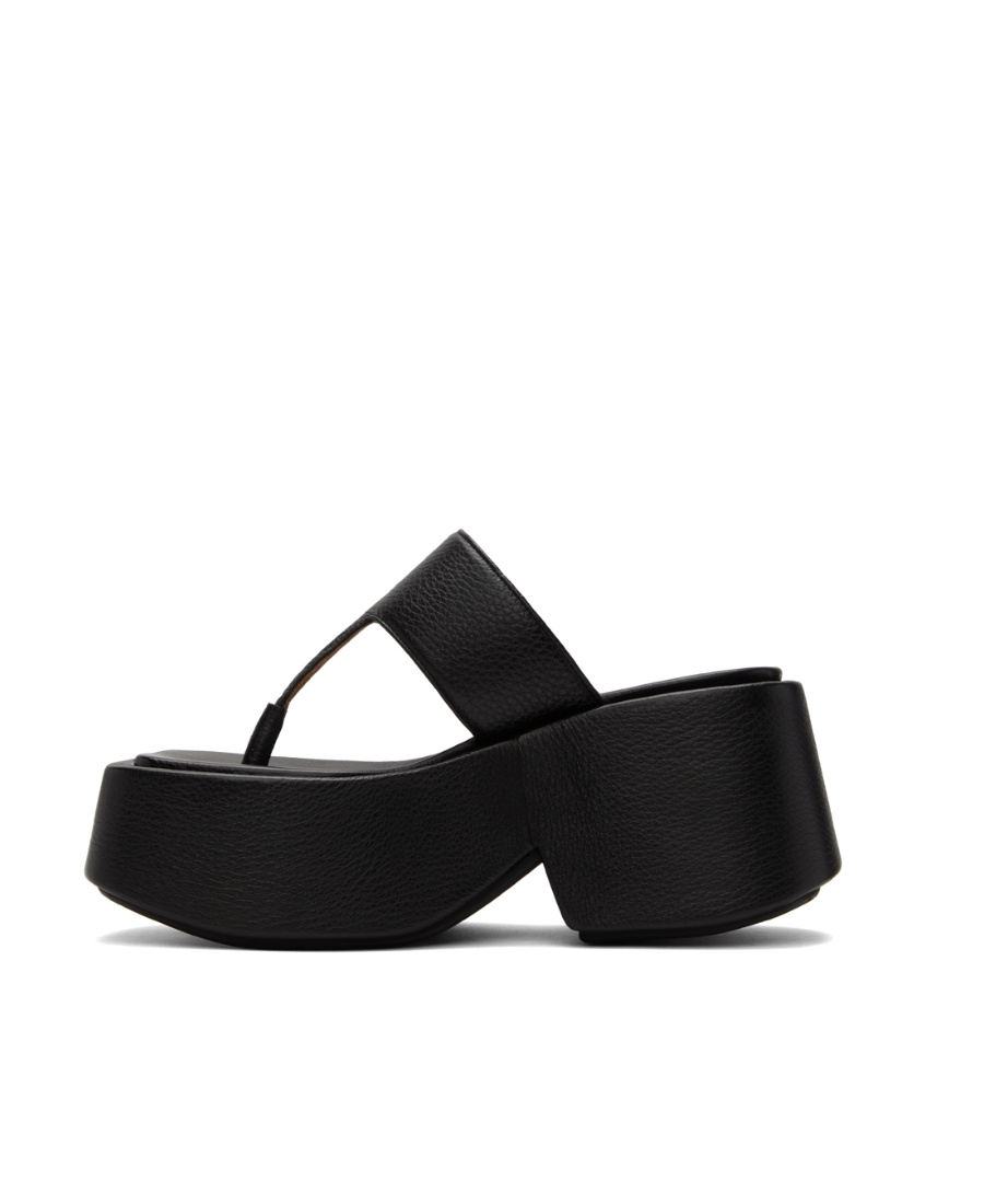 Marsèll Platform Thong Sandals In Black