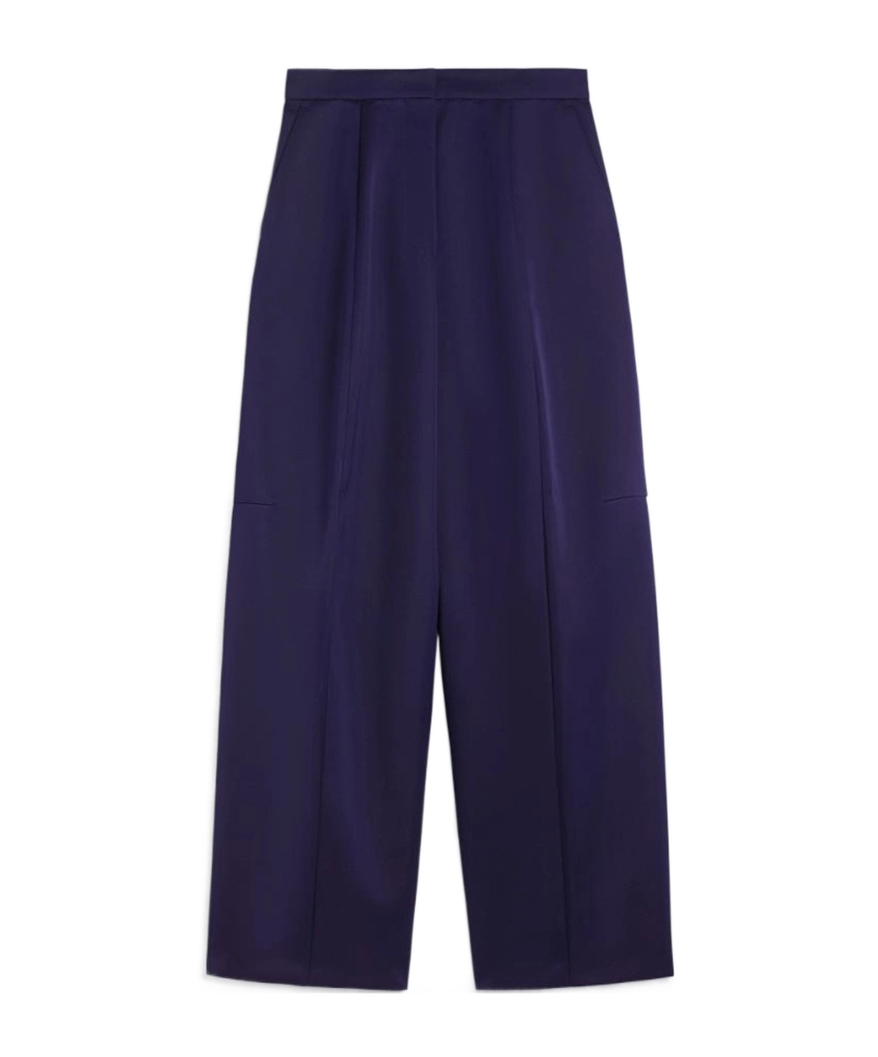 Sportmax Oversize Low-rise Trousers - Runway - Dark Violet In Blue