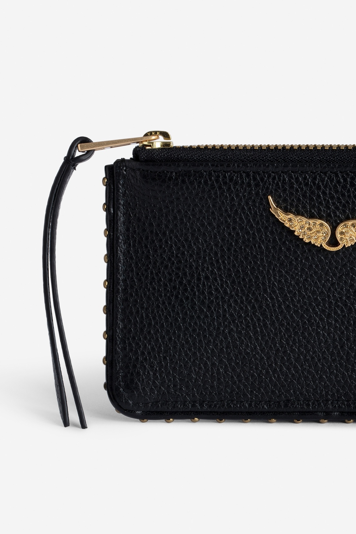 Zadig & Voltaire Logo Identification Card Clip In Black