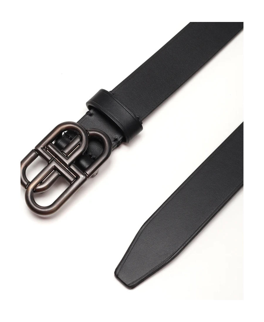 Balenciaga Cintura Bb Thin Da Donna In Nero In Black