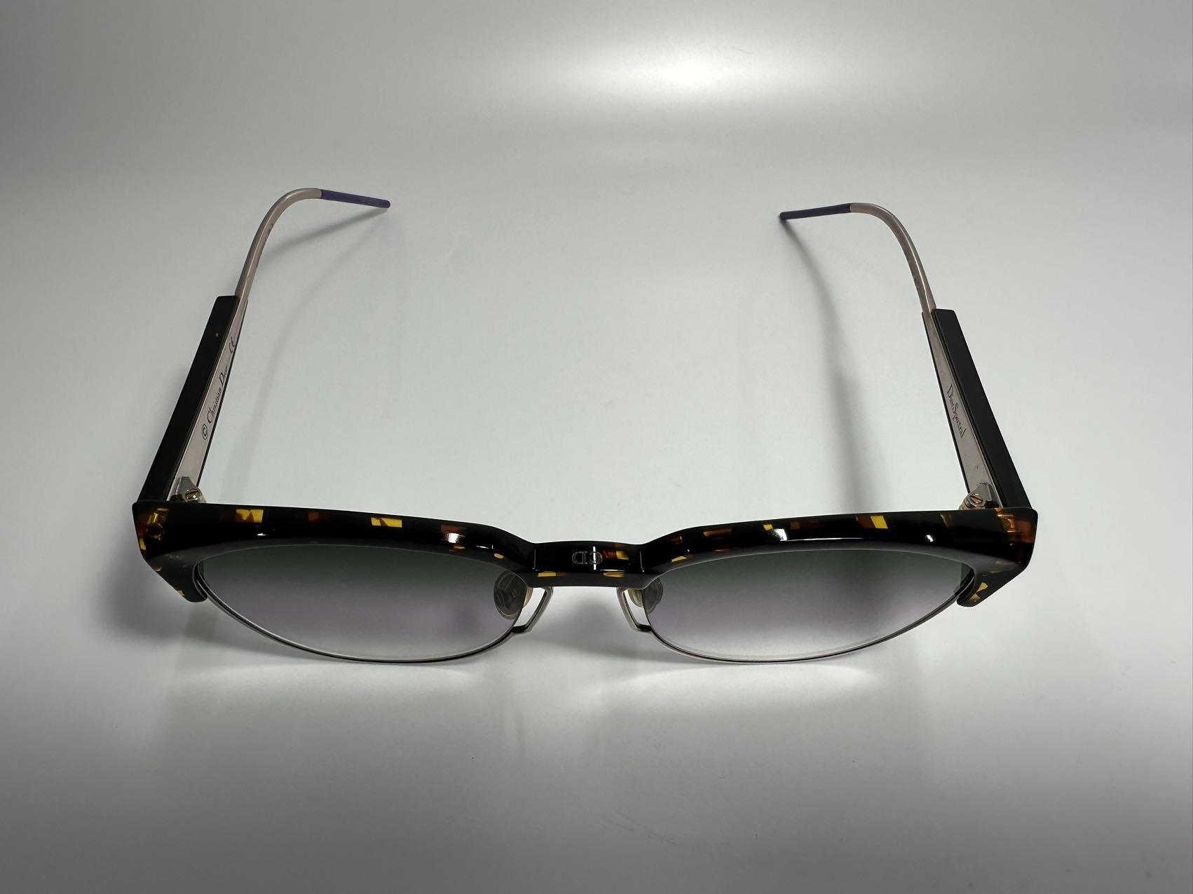 Dior Full-frame Logo Sunglasses In Black