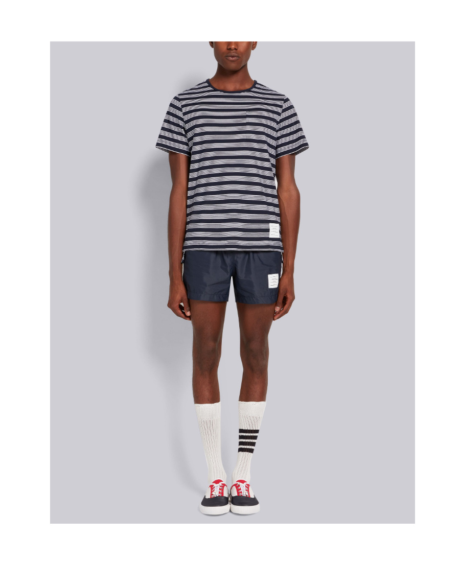 Thom Browne Rwb-stripe Swim Shorts