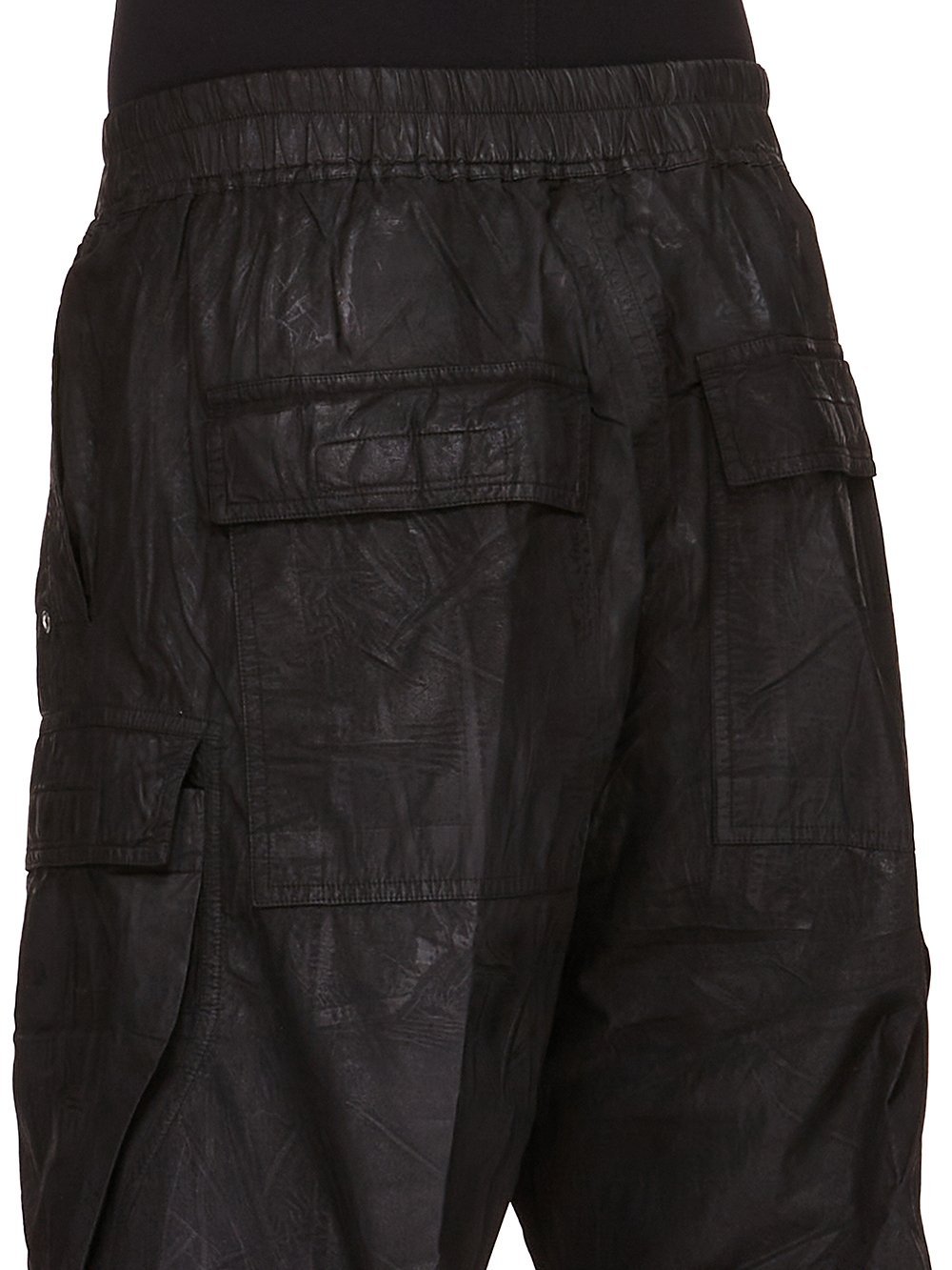 Rick Owens Drkshdw Drawstring Elastic Waist Casual Pants In Black