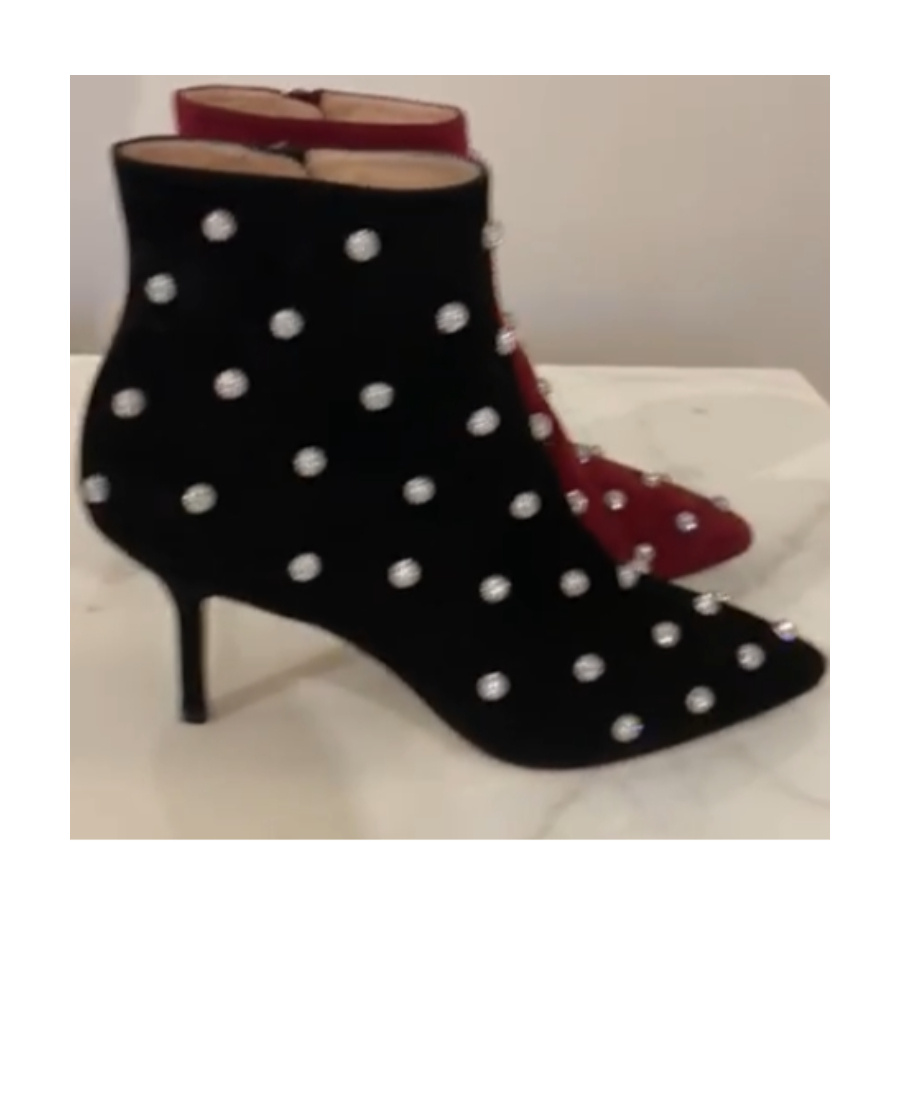 Stuart Weitzman Pointy Thin-heeled Boots In Black