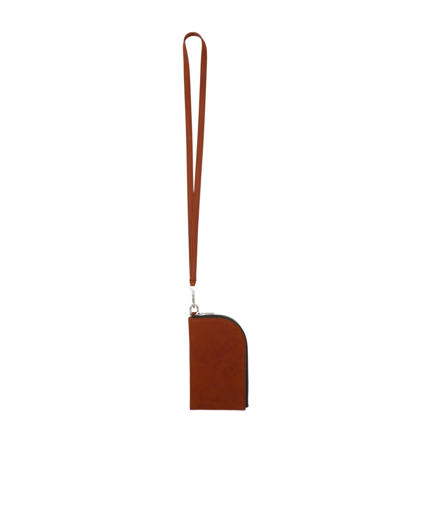Rick Owens Neck-hanging Wallet In Brown