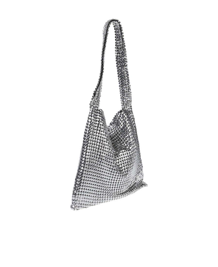 Rabanne Chainmail Tote Bag In Gray