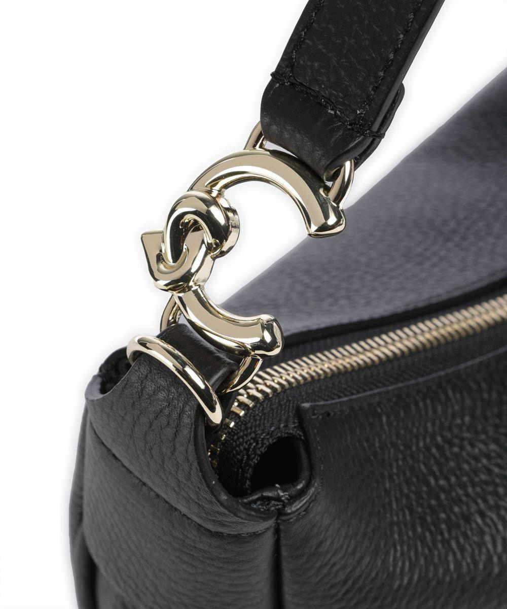Coccinelle Zippered Shoulder Bag In Black