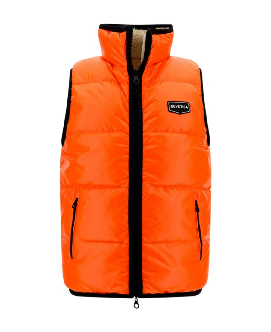 Shop Duvetica Algorab Logo Vest In Red