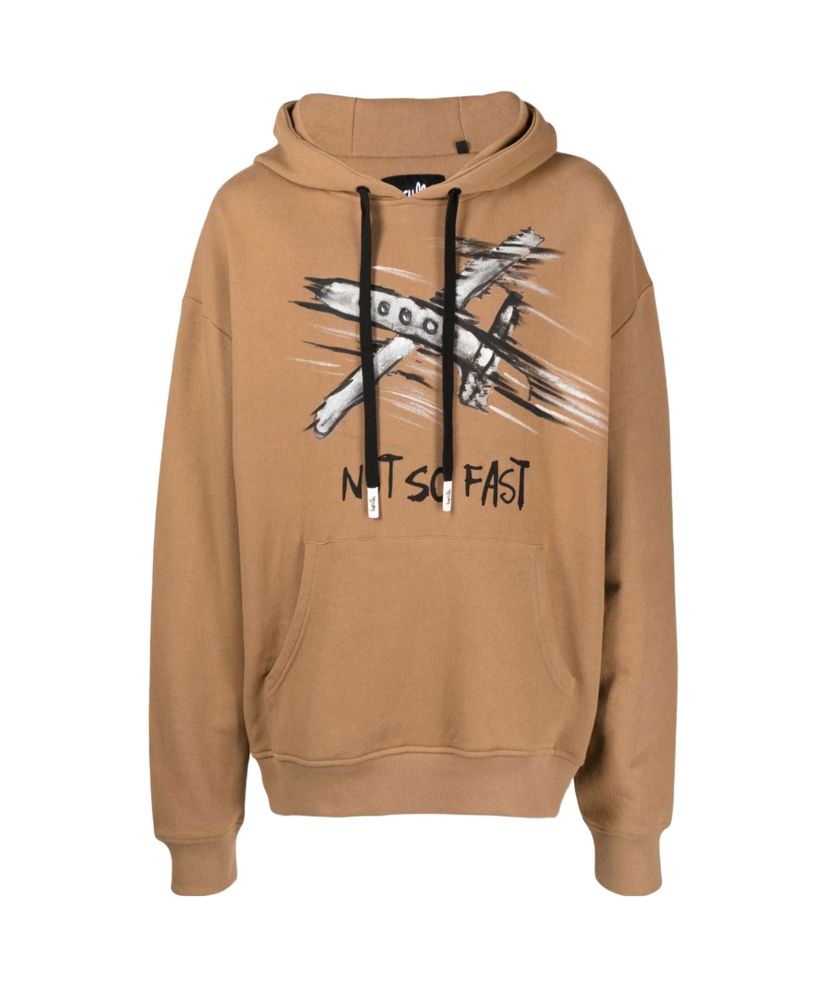Haculla Not So Fast Print Hoodie In Green