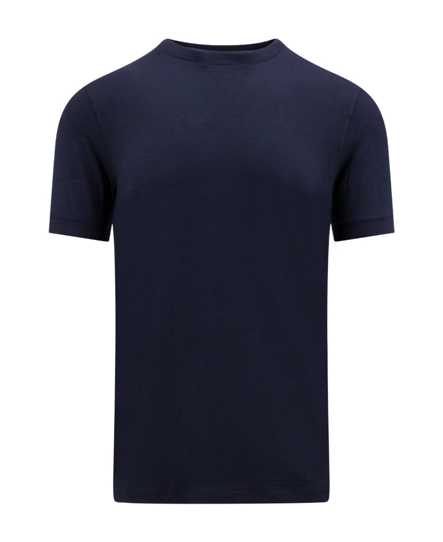 Giorgio Armani Simple Short-sleeved T-shirt In Black