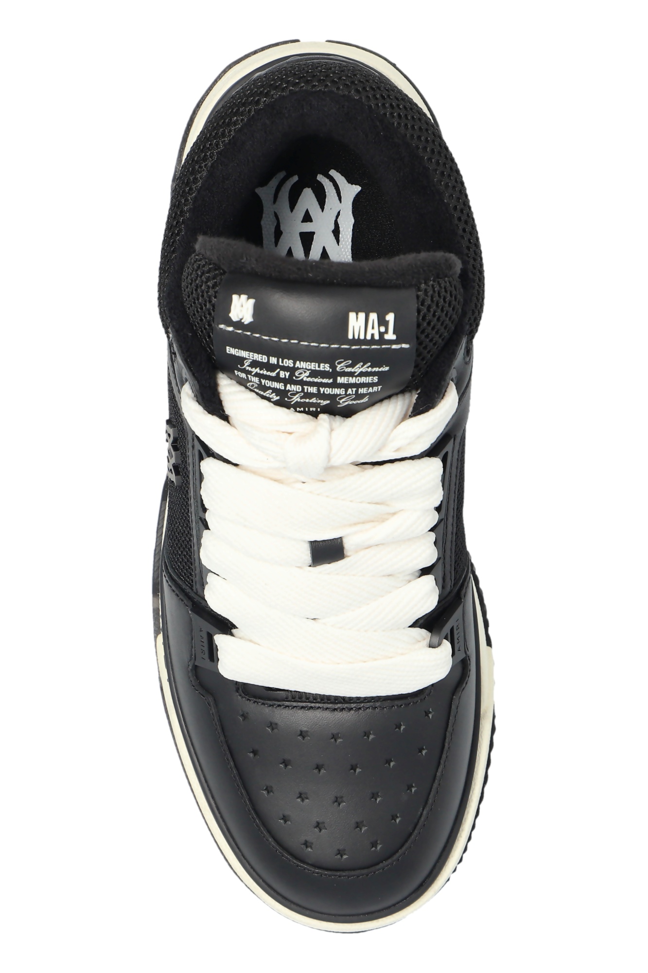Amiri Ma-1 Mesh-panelled Lace-up Sneakers In Blue