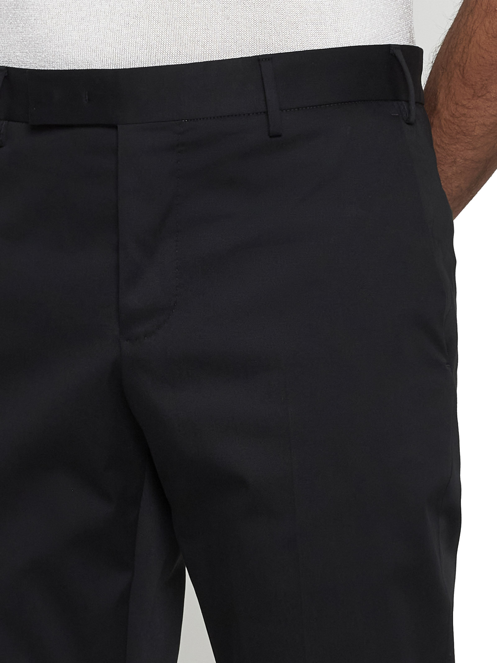 Pt Torino Dieci Skinny Fit Pants In Black