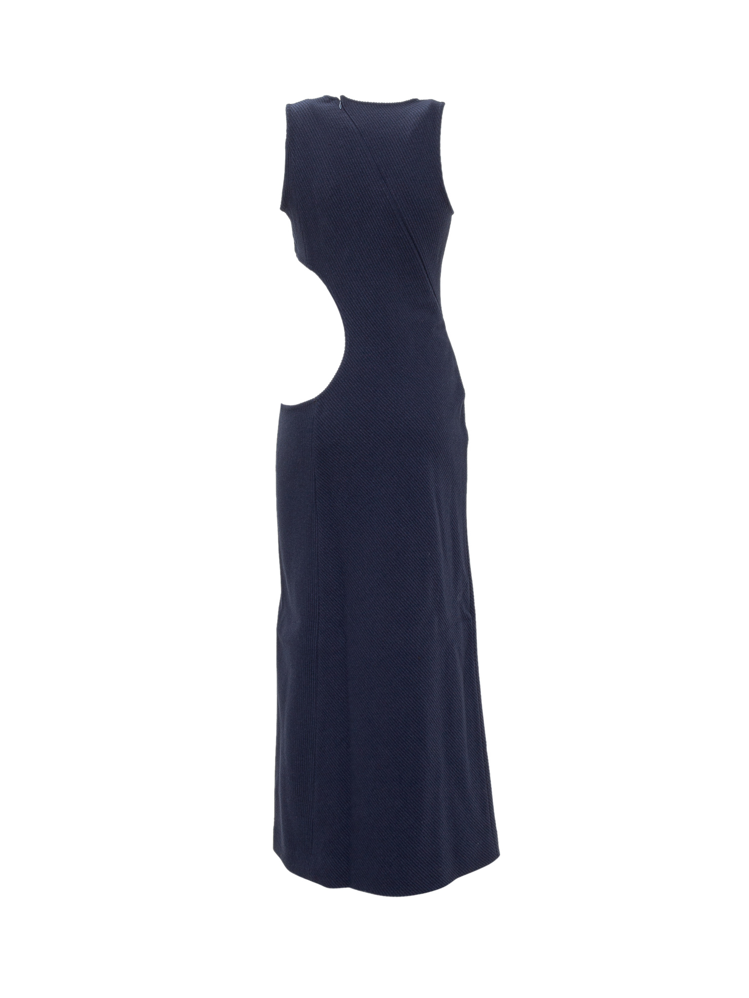 Off-white Cut-out Maxi Dress In Black