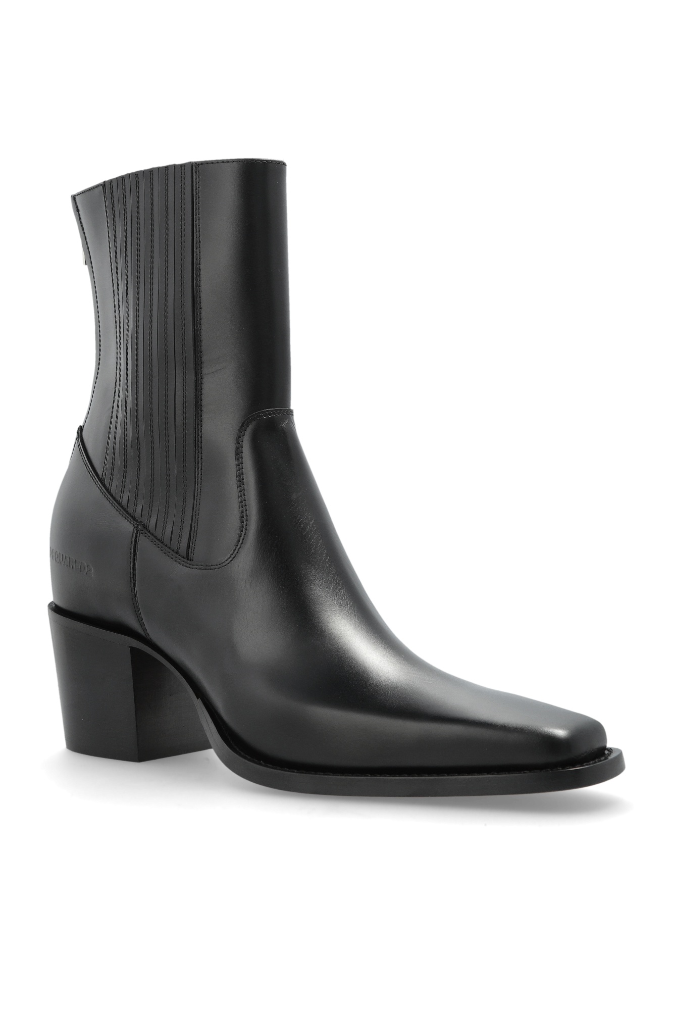 Dsquared2 High-heeled Ankle Boots In Black