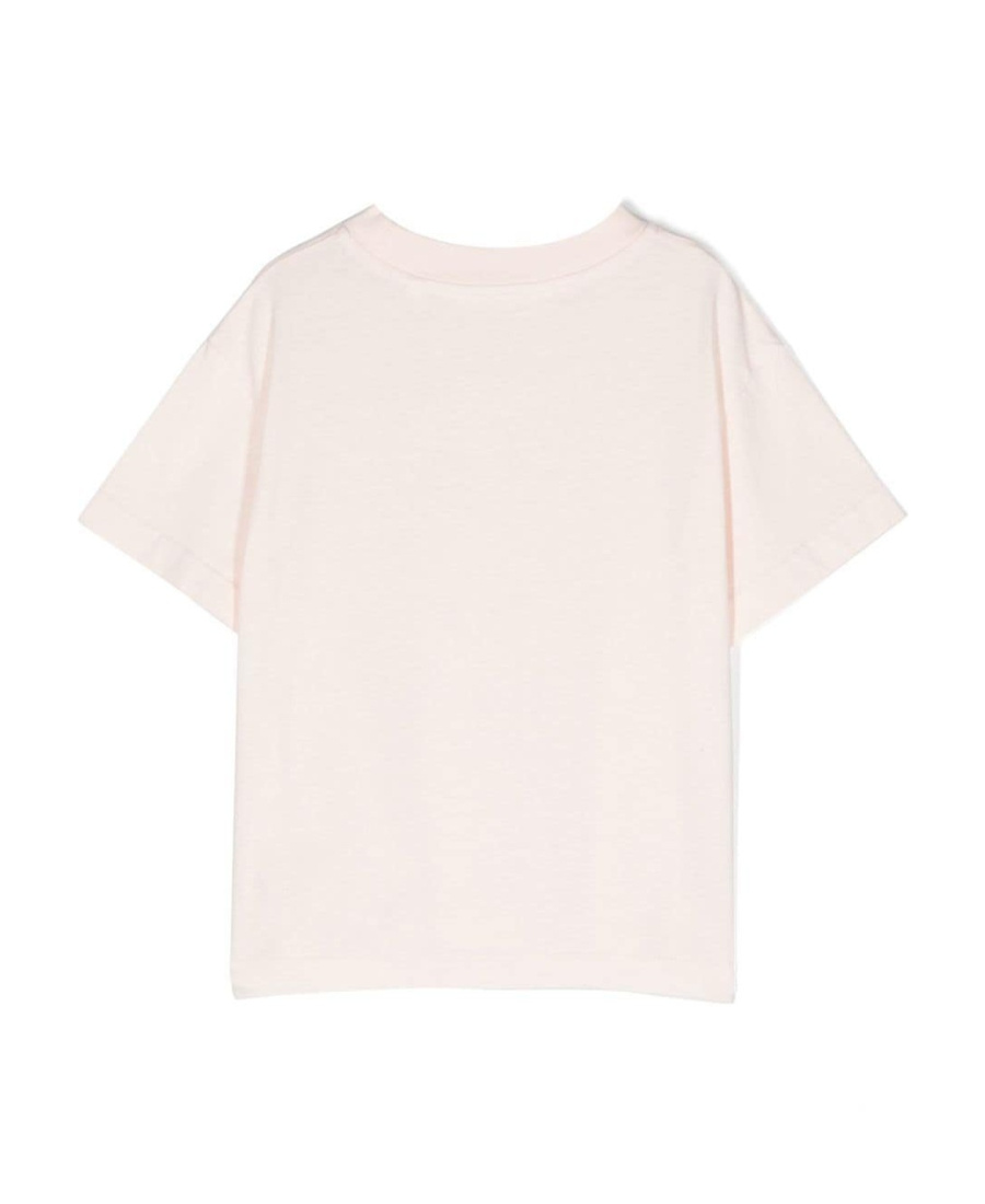 Shop Palm Angels Peace Cotton T-shirt In White