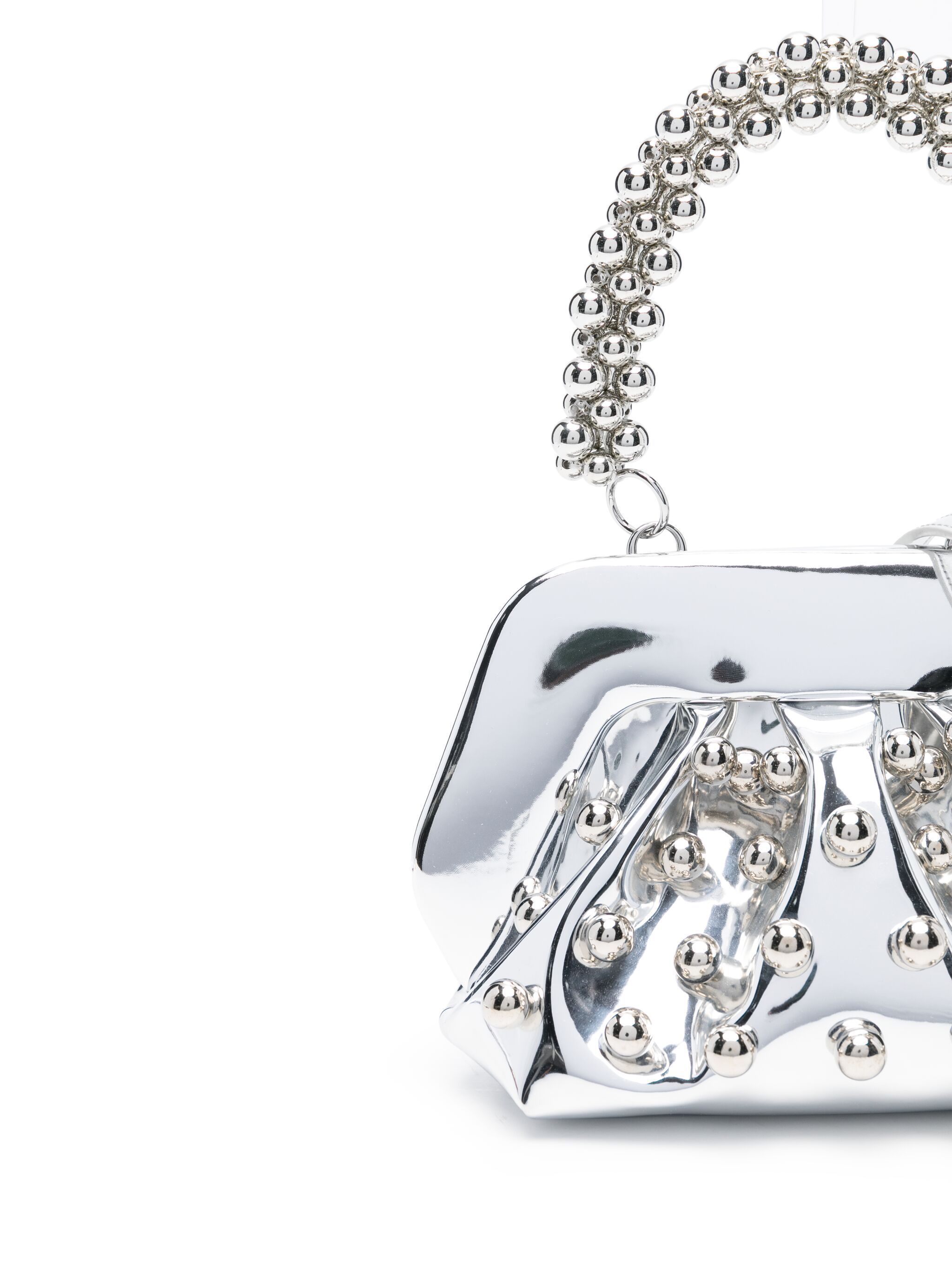 Themoirè Handbag In White