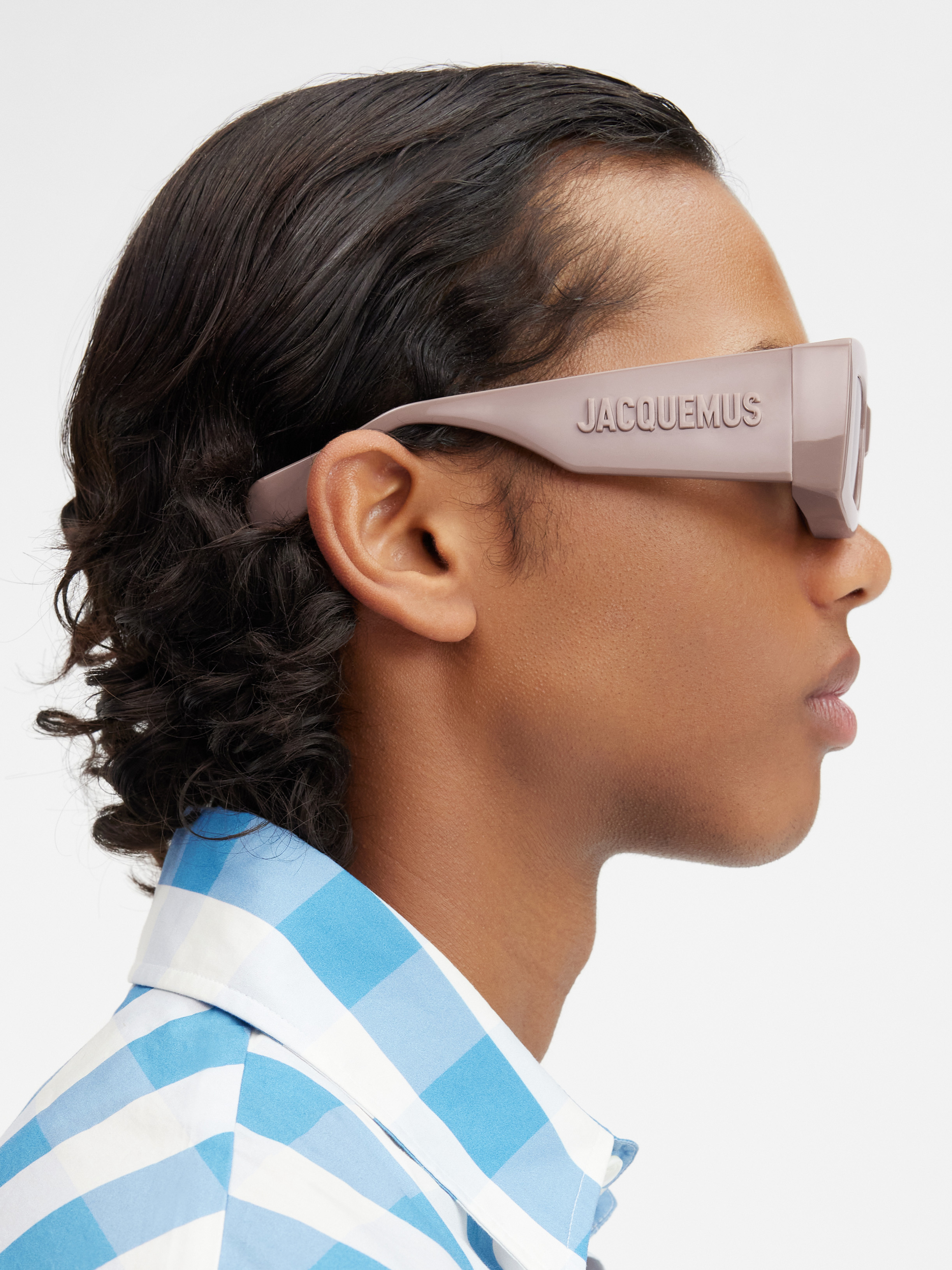 Jacquemus Les Lunettes Tupi Square-frame Sunglasses In Brown