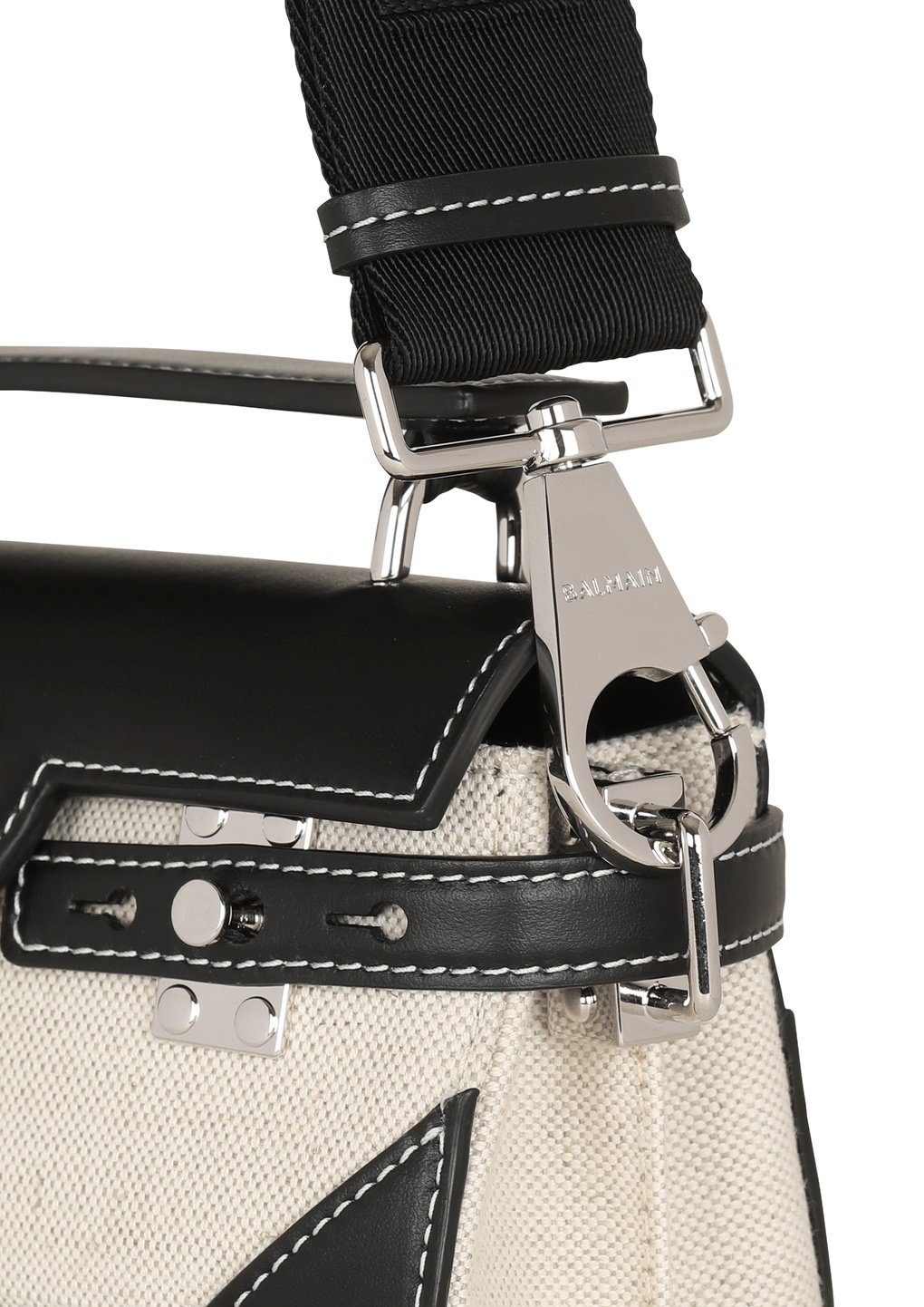 Balmain B-buzz 19 Shoulder Bag In Black