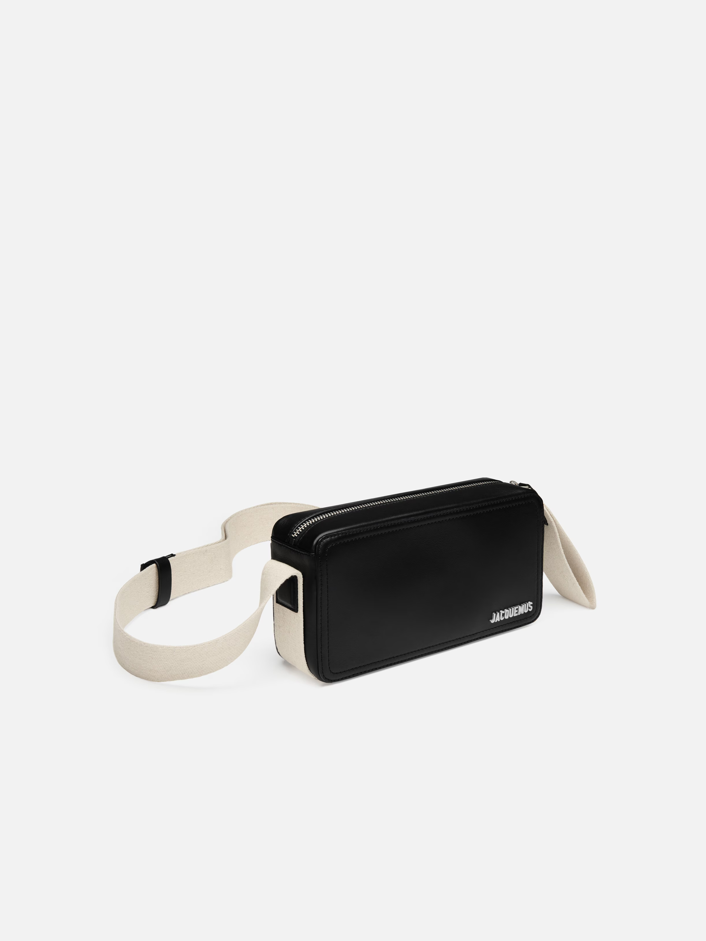 Jacquemus La Cuerda Horizontal Bag In Black