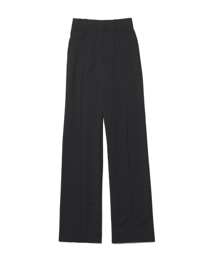 Shop Jacquemus High-waisted Flared Leg Trousers In Black