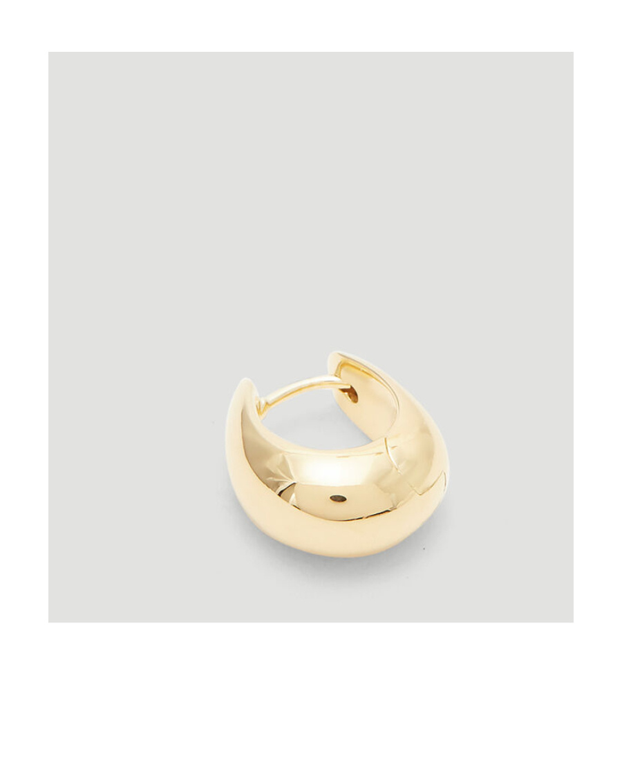 Tom Wood A Pair Of Hoop Earrings In Yellow