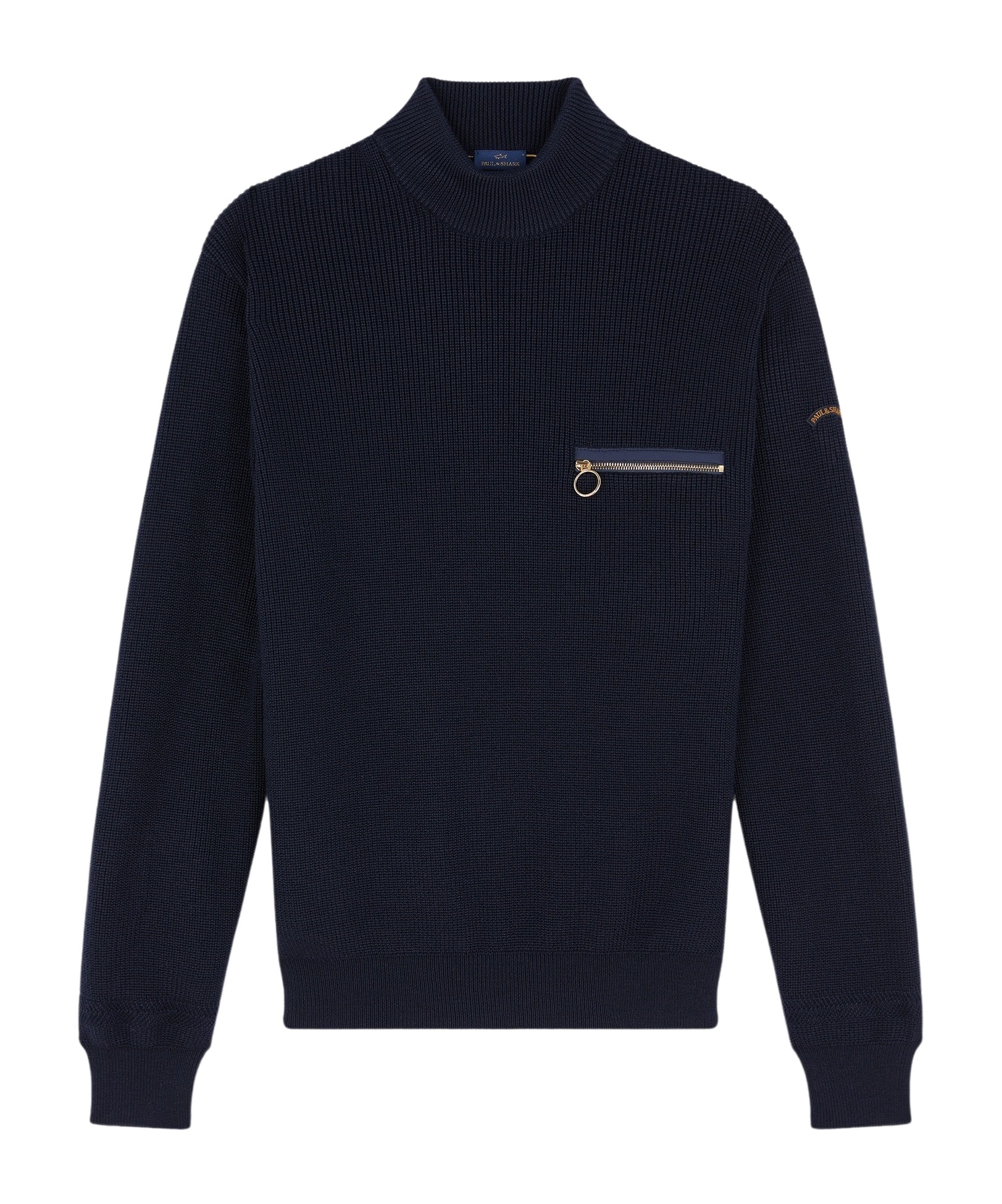 Paul & Shark Long-sleeved Sweater In Black