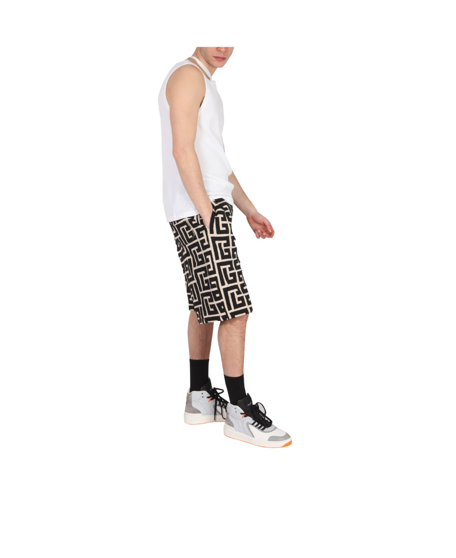 Balmain Ribbed Cotton Tank Top With Cut-out In White