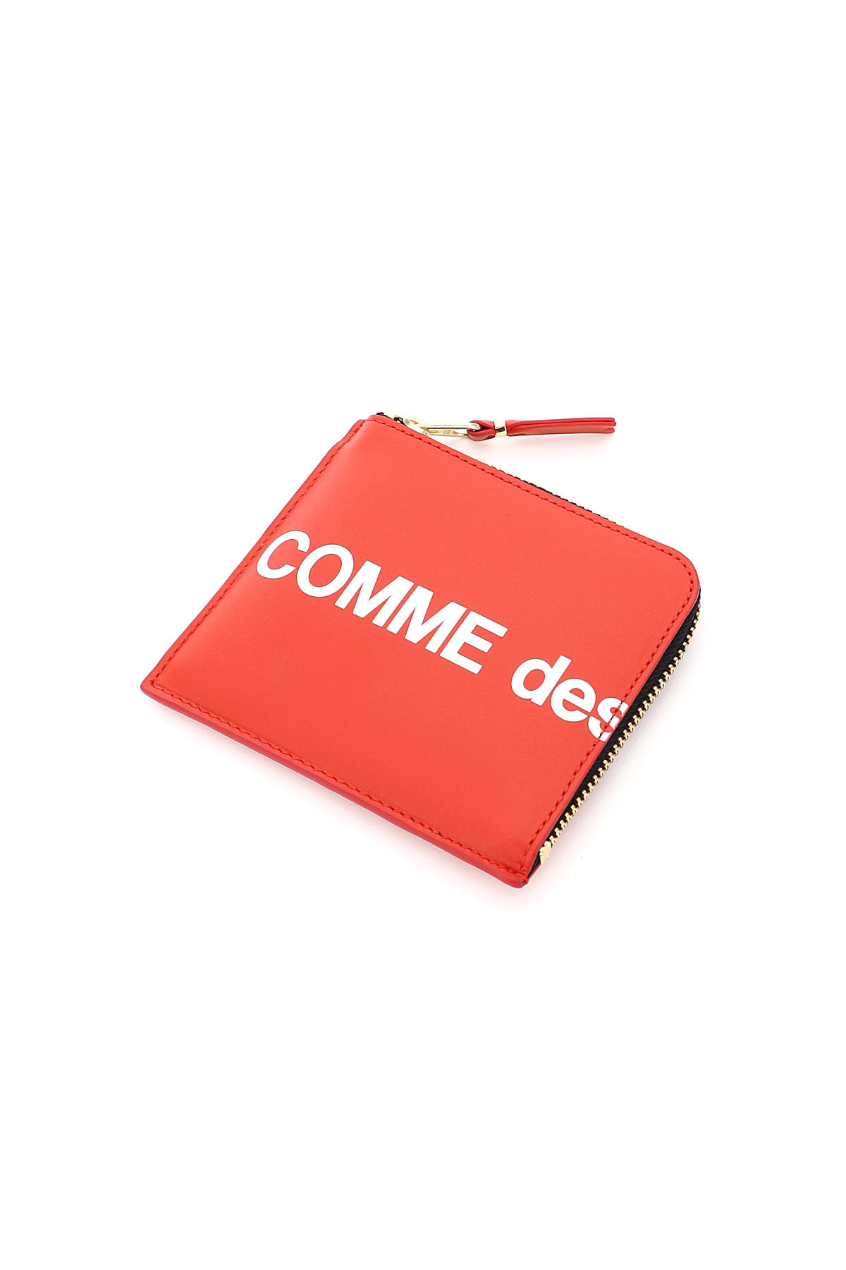 Comme Des Garçons Classic Leather Bifold Wallet With Card Slots In Red