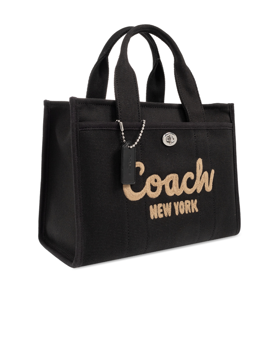 Coach Double Handle Shoulder Bag In Black