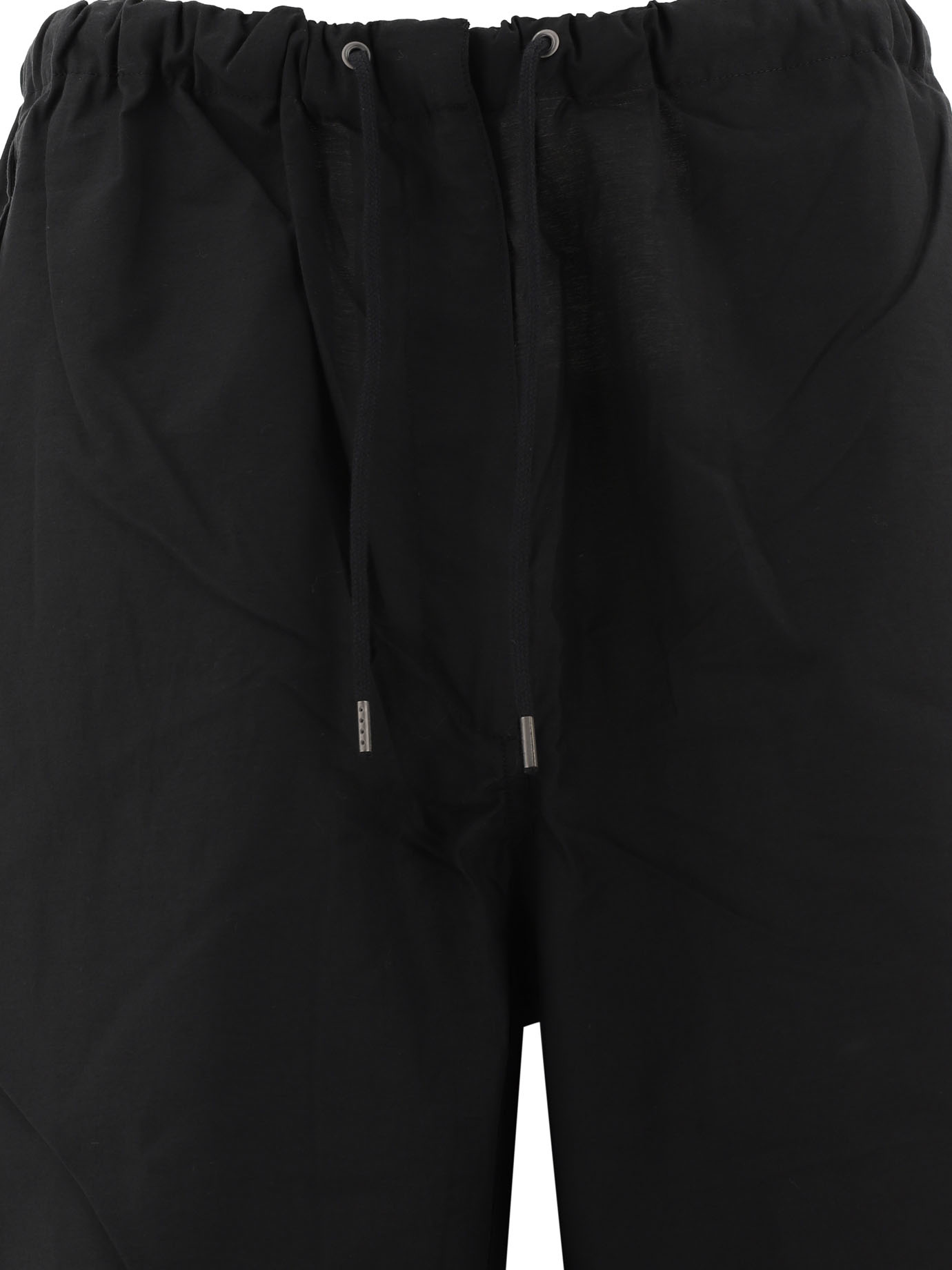 Acne Studios Embroidered-logo Wide-leg Trousers In Black