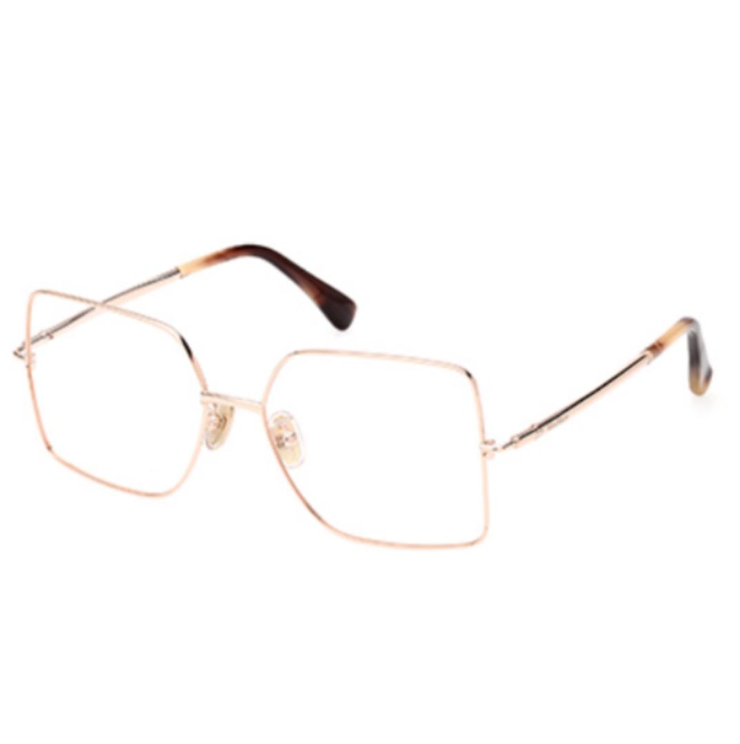Max Mara Logo Plain Glasses In Gold
